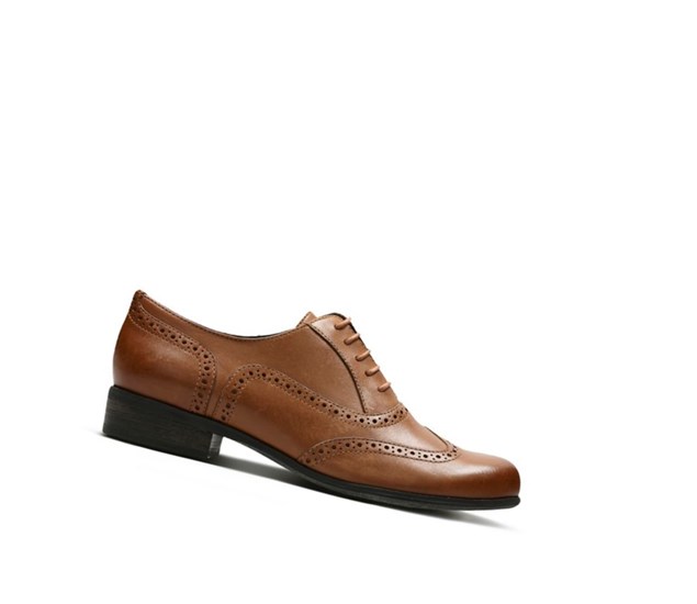 Buty Skórzane Clarks Hamble Oak Skórzane Damskie Ciemny Brązowe | MTSOUN483