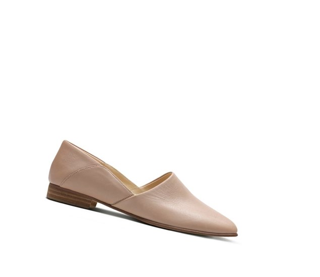 Buty Slip On Clarks Pure Tone Skórzane Damskie Skin | HKCATY579