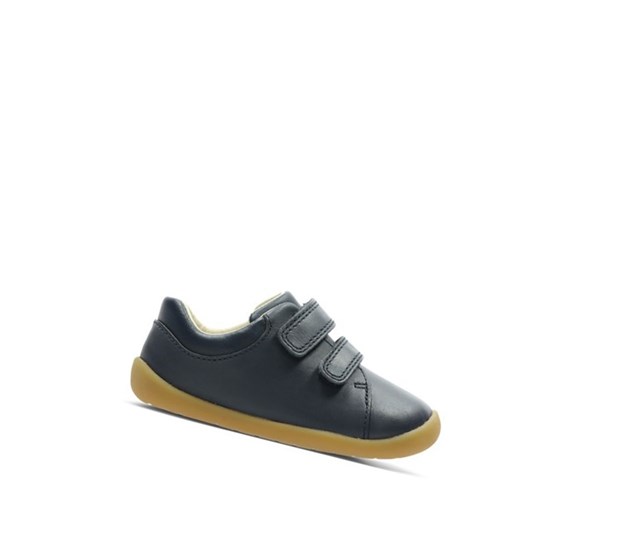 Buty do Chodzenia Clarks Roamer Craft Skórzane Dziewczynka Granatowe | AFNOQK301