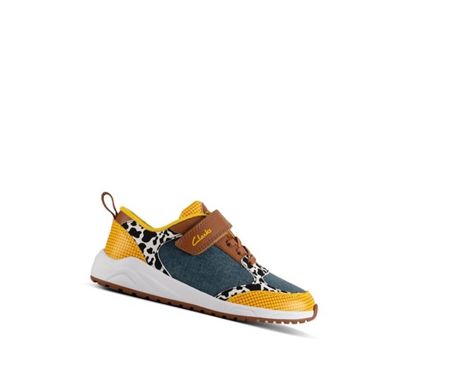 Trampki Clarks Aeon Howdy Dziewczynka Niebieskie | BAMSLK326