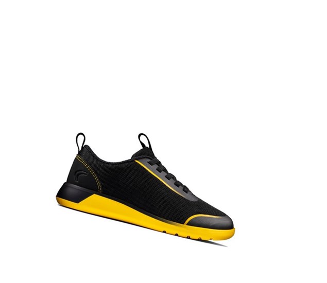 Trampki Clarks Suburb Spark Chłopięce Czarne Żółte | LSTBGI610