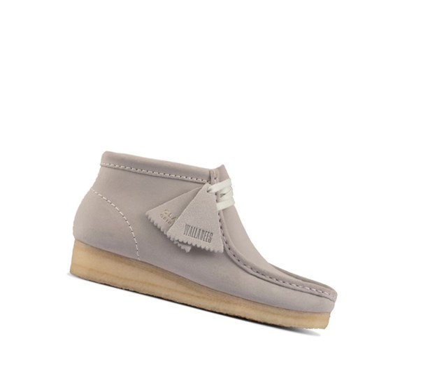 Wallabee Clarks Oryginalne Zamszowe Damskie Niebieskie Szare | ASCQVE901