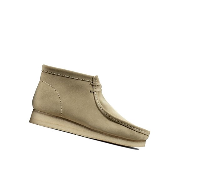 Wallabee Clarks Oryginalne Zamszowe Męskie Głęboka Zielone | REFPKZ607