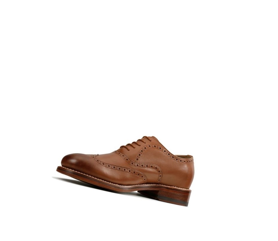 Buty Brogue Clarks Craft 368 Wing Skórzane Męskie Brązowe | PQAEHG809