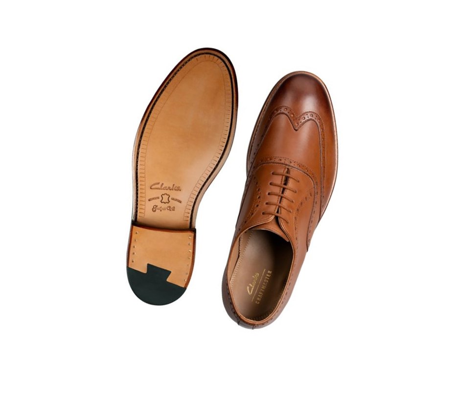 Buty Brogue Clarks Craft 368 Wing Skórzane Męskie Brązowe | PQAEHG809