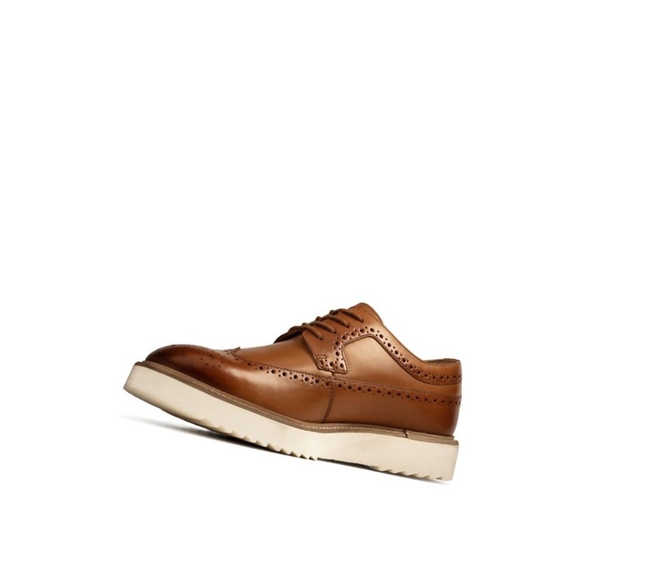 Buty Brogue Clarks Ernest Limit Skórzane Męskie Brązowe | CDSFAY857