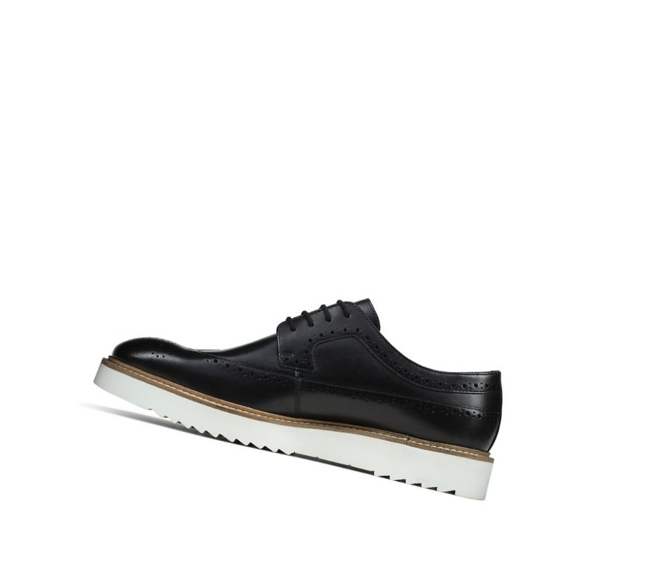 Buty Brogue Clarks Ernest Limit Skórzane Męskie Czarne | IOHSPF074