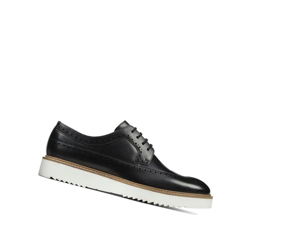 Buty Brogue Clarks Ernest Limit Skórzane Męskie Czarne | IOHSPF074