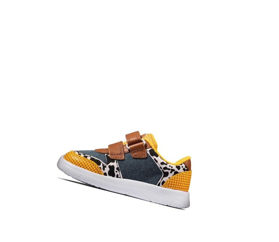 Buty Codzienne Clarks Ath Howdy Chłopięce Niebieskie | IECSZM142