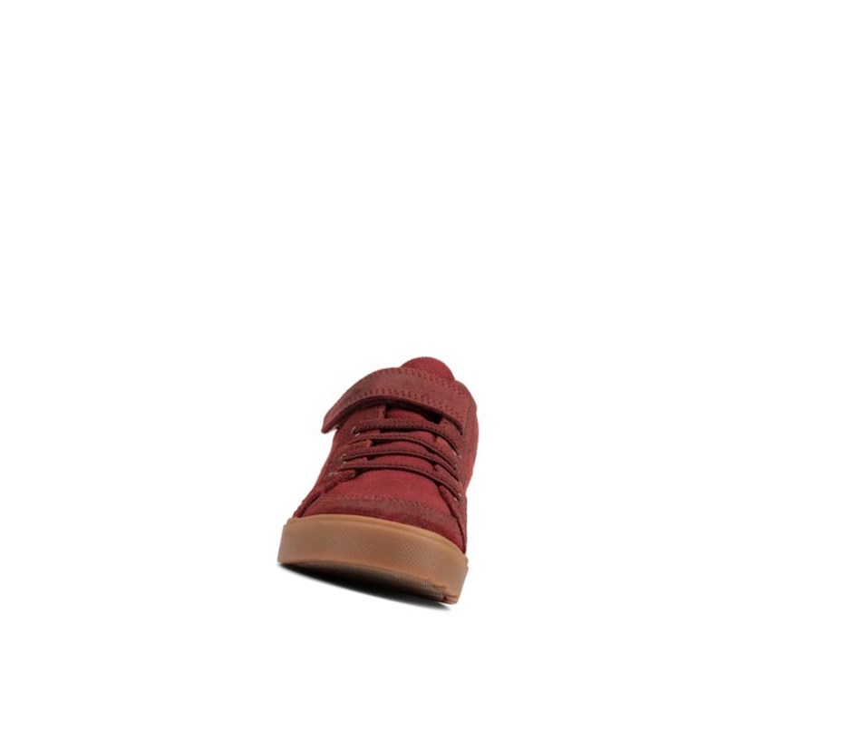 Buty Codzienne Clarks City Hop Dziewczynka Bordowe | MRTQGH528