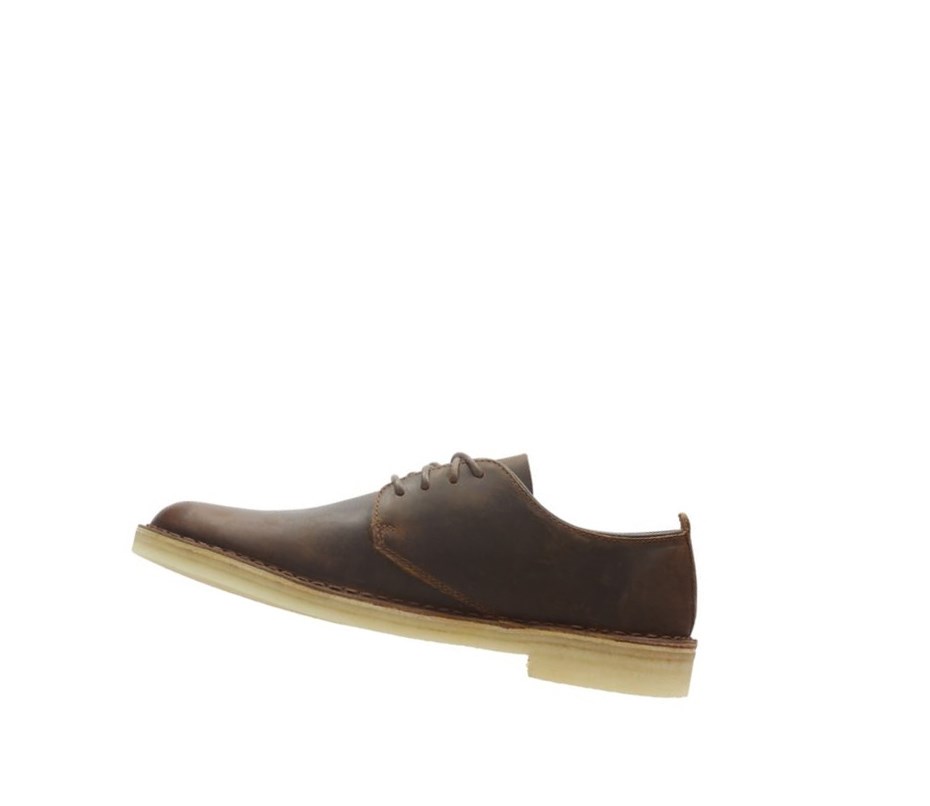 Buty Codzienne Clarks London Desert Męskie Ciemny Brązowe | UTZAOR167