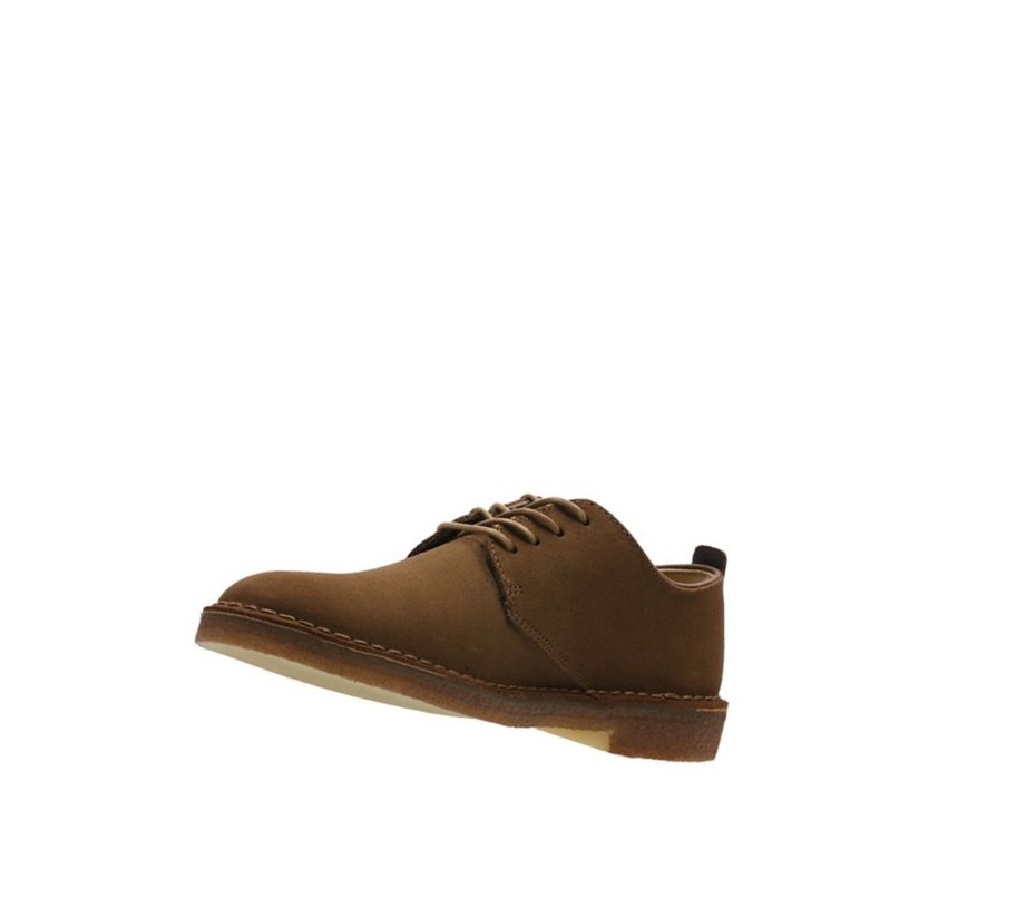 Buty Codzienne Clarks London Zamszowe Męskie Brązowe | TNGMAK687