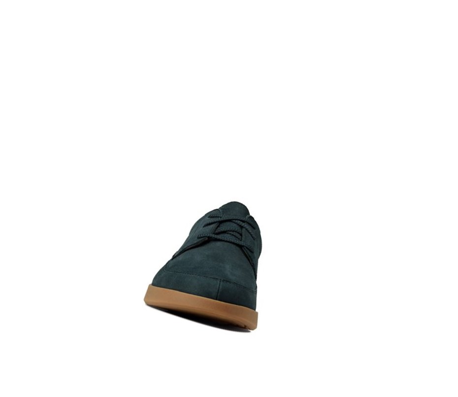 Buty Codzienne Clarks Oakland Craft Nubuck Zamszowe Męskie Granatowe | BZNWIP591