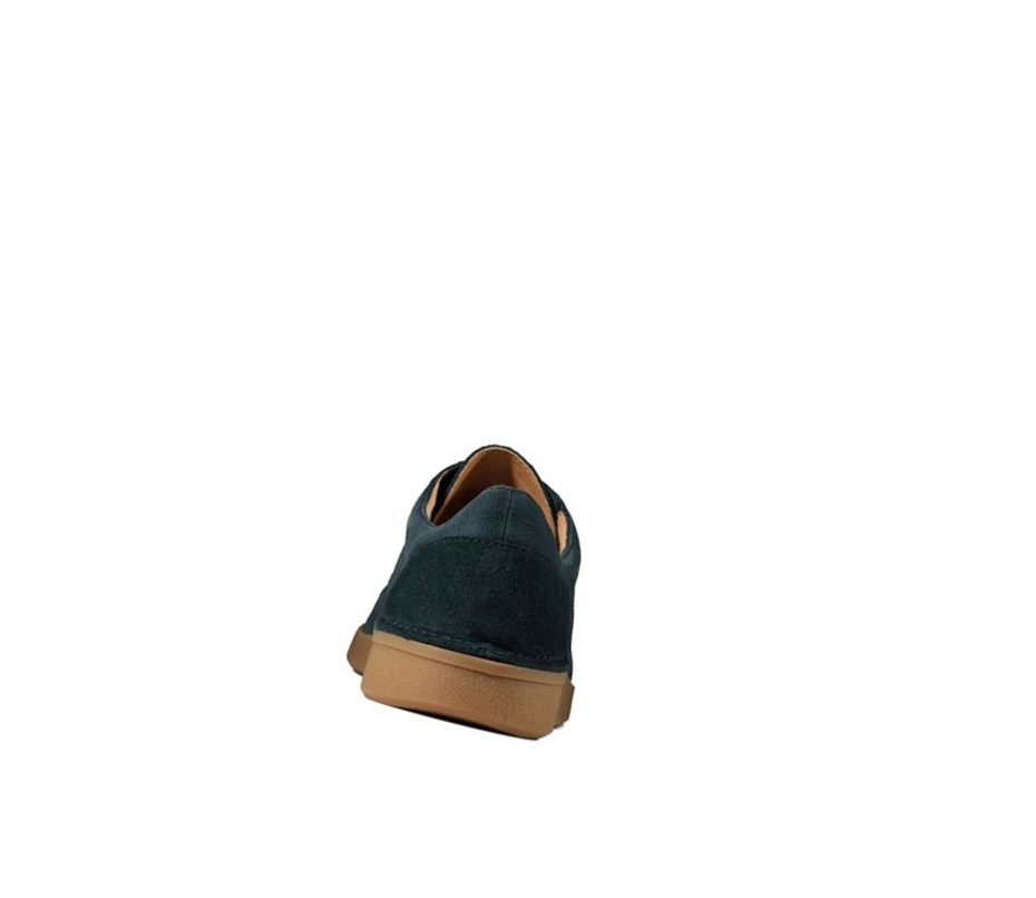 Buty Codzienne Clarks Oakland Craft Nubuck Zamszowe Męskie Granatowe | BZNWIP591