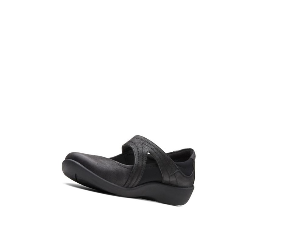 Buty Codzienne Clarks Sillian Bella Damskie Czarne | EWTMLF957