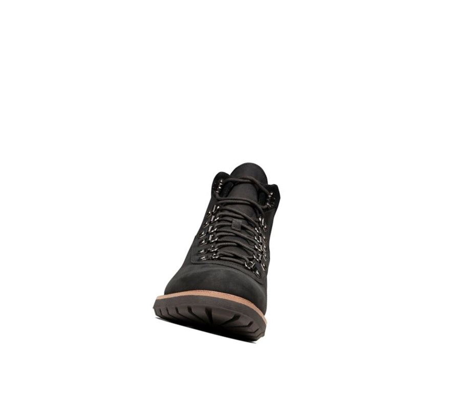 Buty Outdoor Clarks Batcombe Alp Gore-tex Nubuck Męskie Czarne | VIPBLZ143