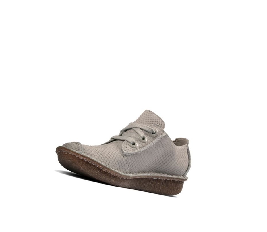 Buty Płaskie Clarks Funny Dream Nubuck Damskie Głęboka Szare | EJNRIM421