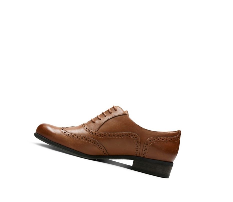 Buty Skórzane Clarks Hamble Oak Skórzane Damskie Ciemny Brązowe | MTSOUN483