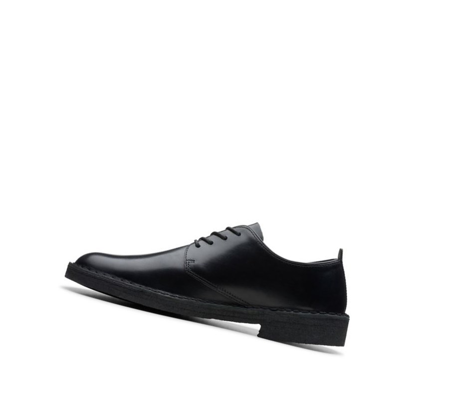 Buty Skórzane Clarks London Smart Codzienne Polished Skórzane Męskie Czarne | YHRIUN763