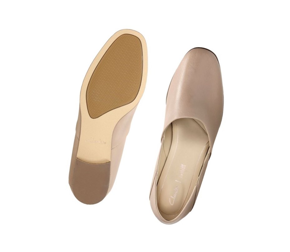 Buty Slip On Clarks Pure Tone Skórzane Damskie Skin | HKCATY579