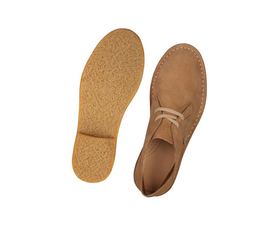 Buty Sznurowane Clarks Arisa Zamszowe Desert Damskie Brązowe | IDCQMF718