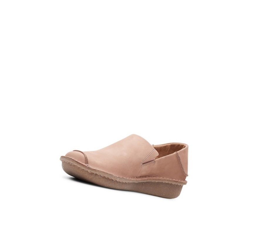 Buty do Chodzenia Clarks Funny Go Nubuck Damskie Różowe | CQZSTY769