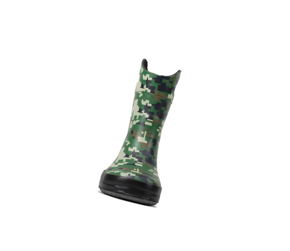 Kalosze Clarks Tarri Star Chłopięce Oliwkowe Camo | IQZOJD529