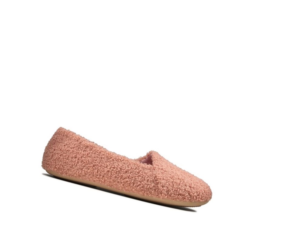 Kapcie Clarks Cozily Snug Damskie Jasny Różowe | WABVNF497