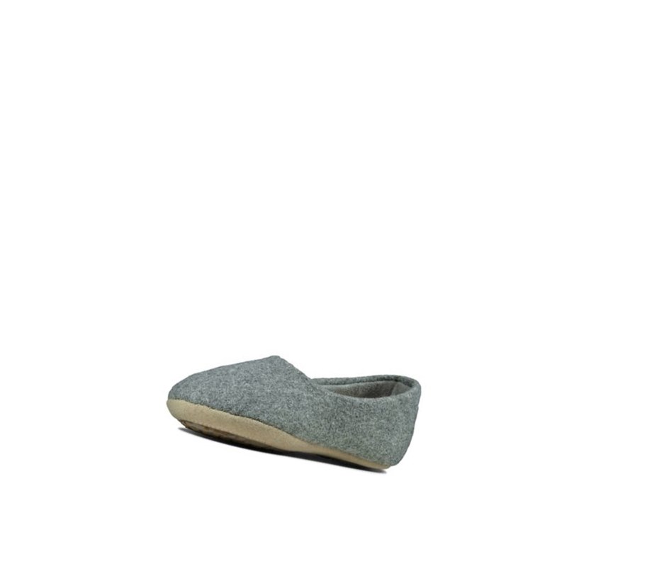 Kapcie Clarks Cozily Soft Dziewczynka Głęboka Szare | KVSXCD102