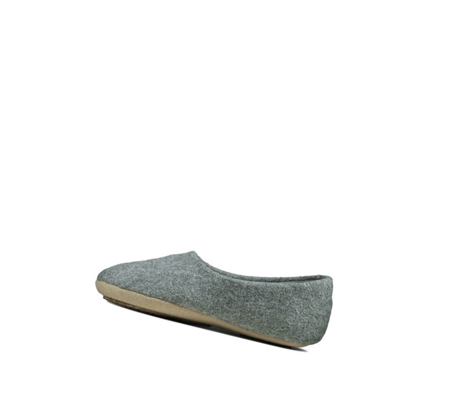 Kapcie Clarks Cozily Soft Dziewczynka Głęboka Szare | KVSXCD102