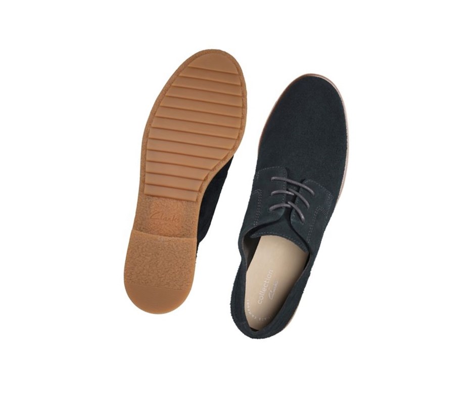 Mokasyny Clarks Griffin Lane Zamszowe Damskie Czarne | EVONXI754