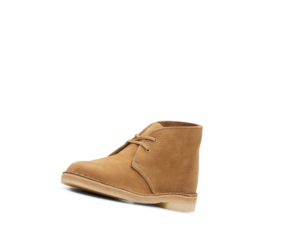 Pustynne Buty Clarks Oryginalne Nubuck Damskie Brązowe | ZUXLMF165