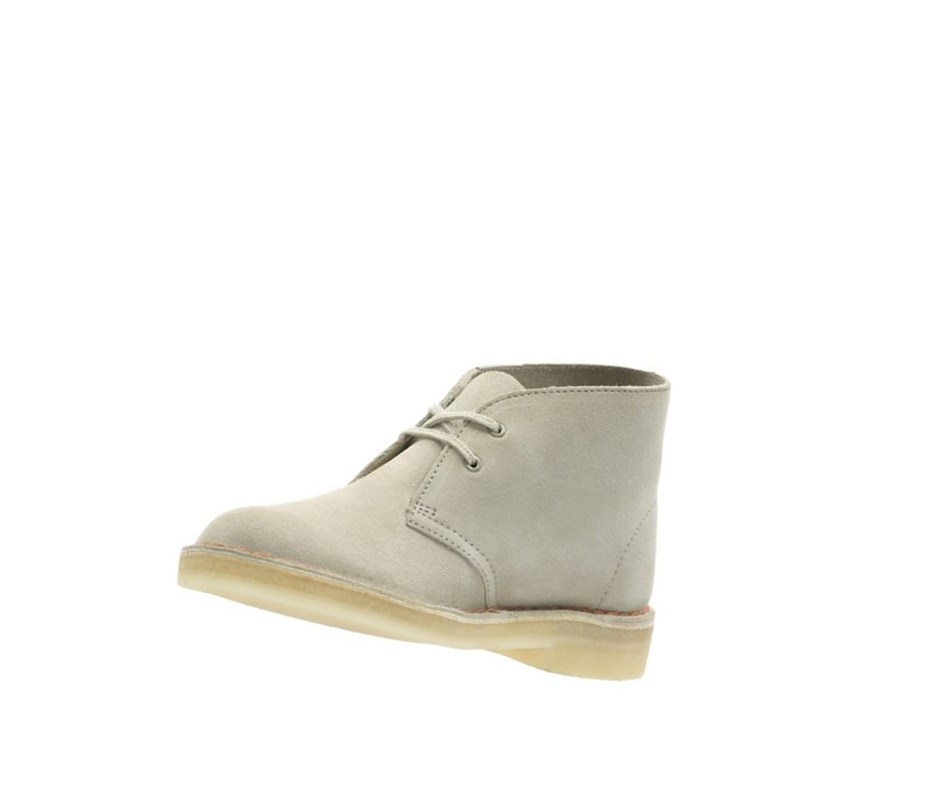 Pustynne Buty Clarks Oryginalne Zamszowe Damskie Beżowe | OCMIZN813