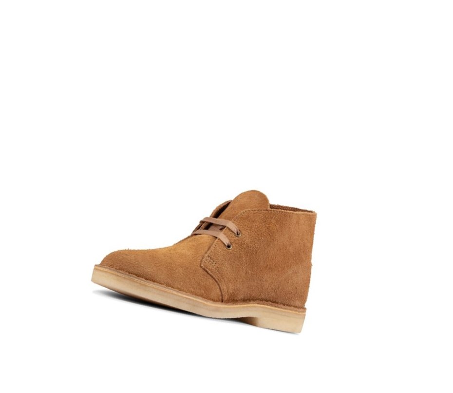 Pustynne Buty Clarks Oryginalne Zamszowe Damskie Brązowe | OFNCWJ530