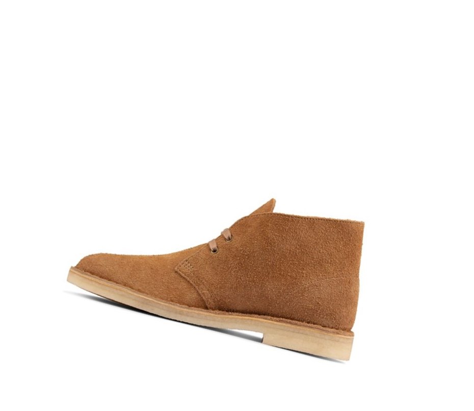 Pustynne Buty Clarks Oryginalne Zamszowe Damskie Brązowe | OFNCWJ530