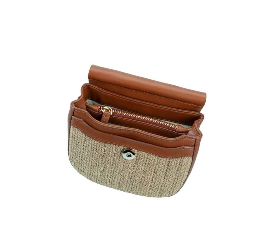 Torba Crossbody Clarks Maple May Damskie Brązowe | HWMPJU903