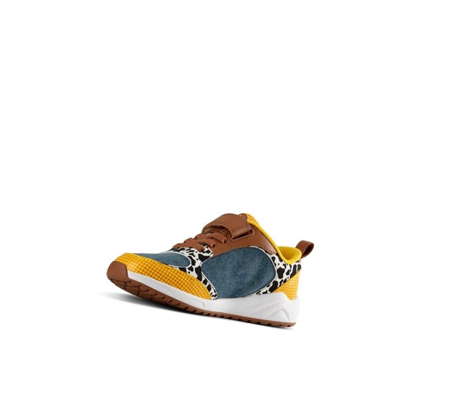 Trampki Clarks Aeon Howdy Dziewczynka Niebieskie | BAMSLK326