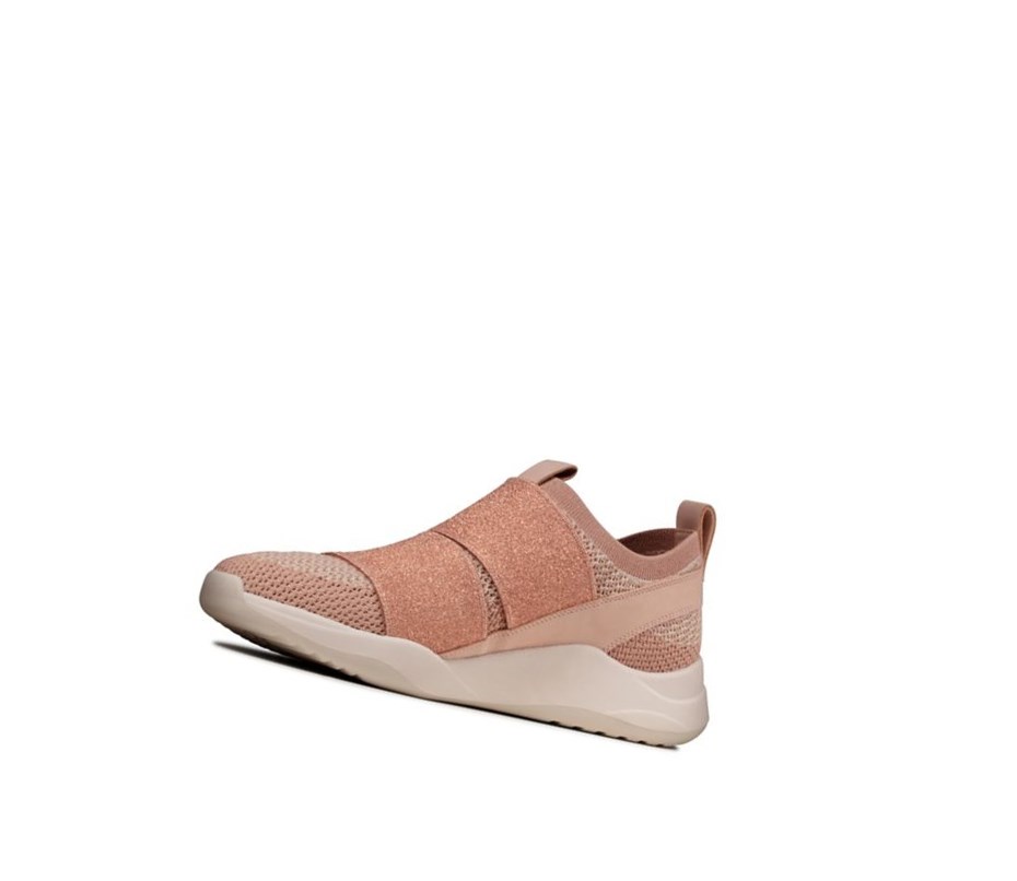 Trampki Clarks Sift Slip Damskie Skin | LXEUFQ590