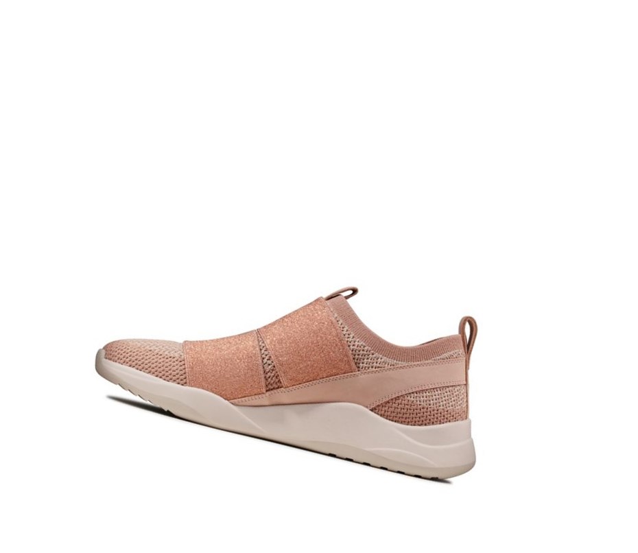 Trampki Clarks Sift Slip Damskie Skin | LXEUFQ590