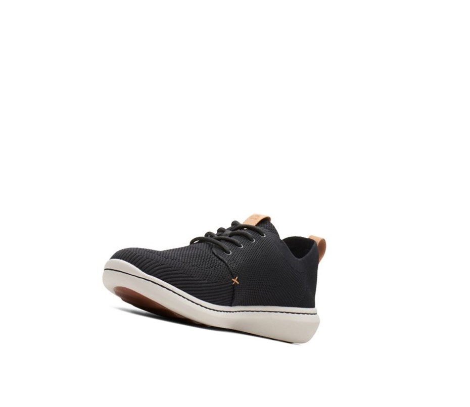 Trampki Clarks Step Urban Mix Męskie Czarne | QNLKTI274