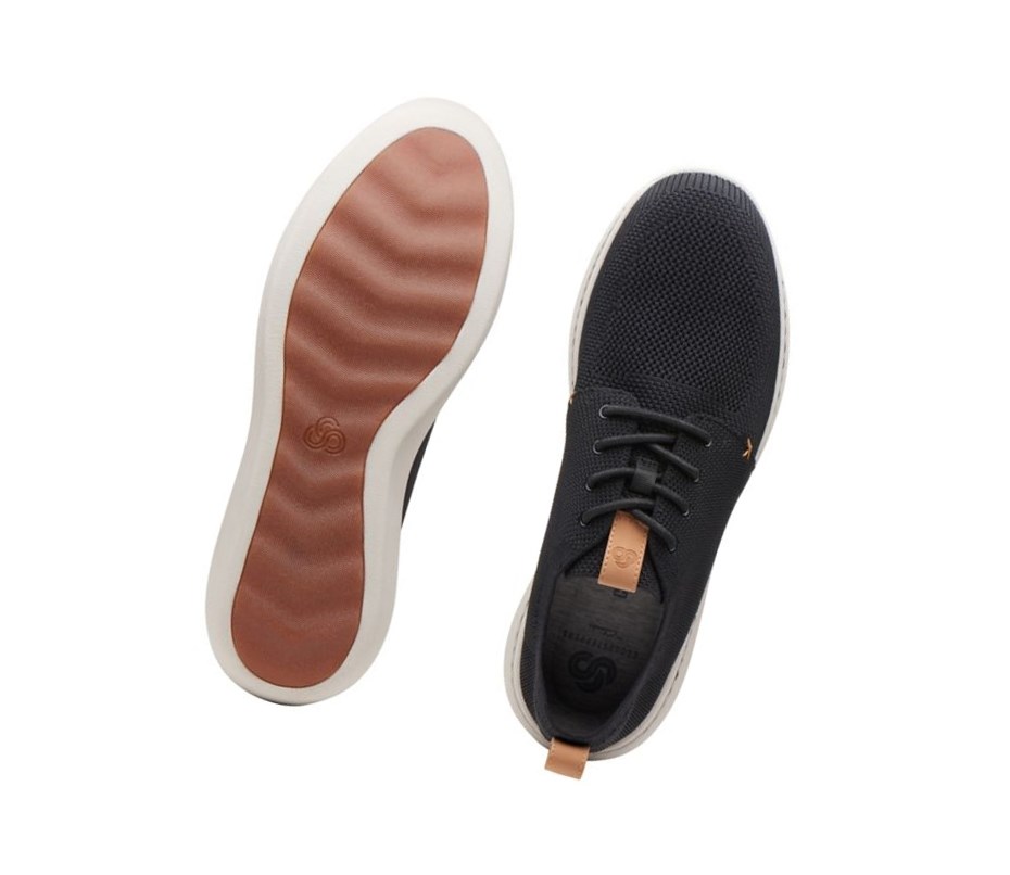 Trampki Clarks Step Urban Mix Męskie Czarne | QNLKTI274