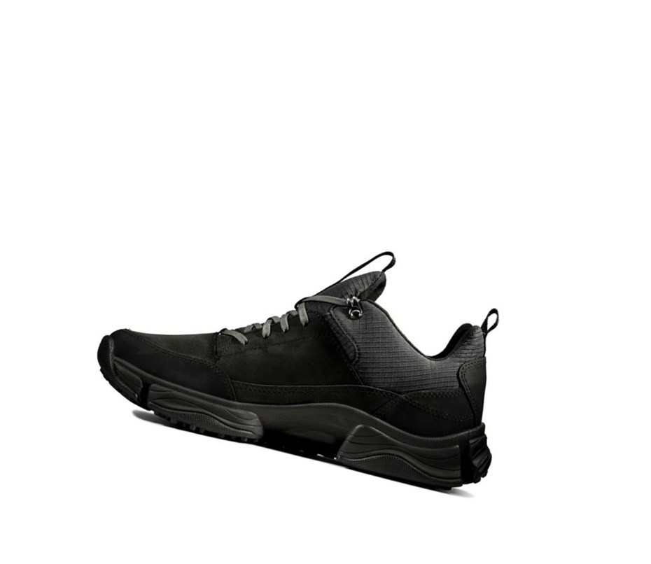 Trampki Clarks Tri Path Walk Tekstylne Męskie Czarne | SXEGON962