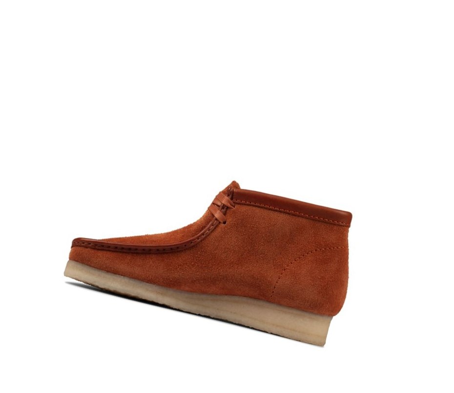 Wallabee Clarks Oryginalne Hairy Zamszowe Męskie Brązowe | GOSNXI612