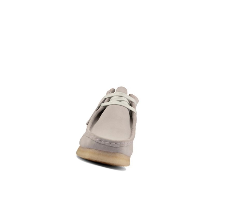 Wallabee Clarks Oryginalne Zamszowe Damskie Niebieskie Szare | ASCQVE901