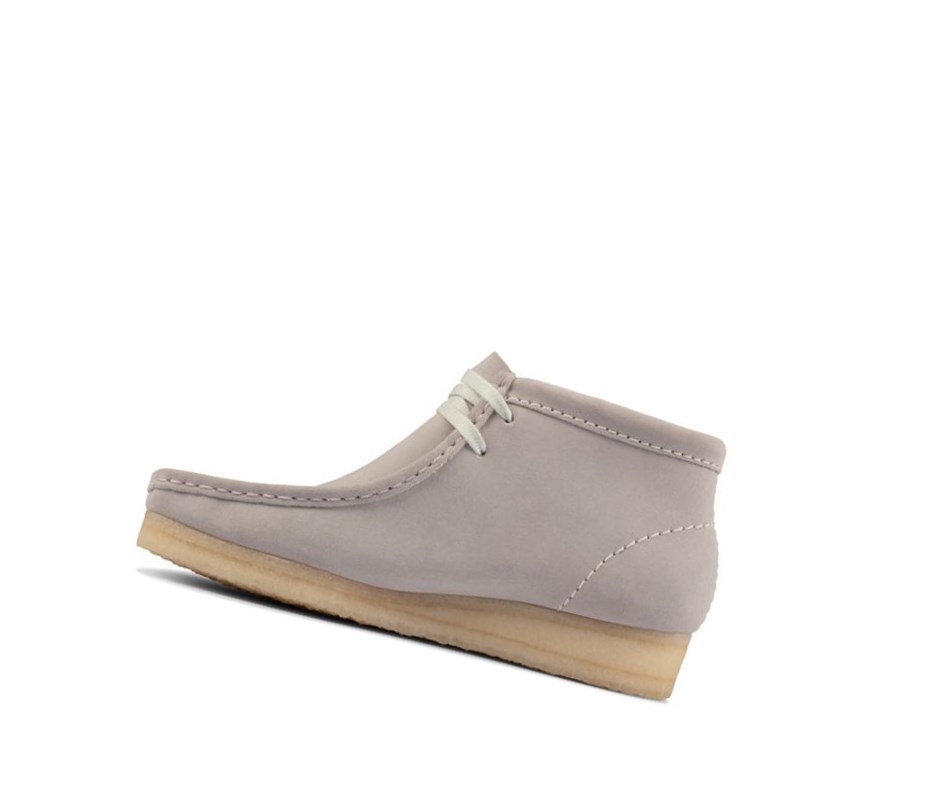 Wallabee Clarks Oryginalne Zamszowe Damskie Niebieskie Szare | ASCQVE901