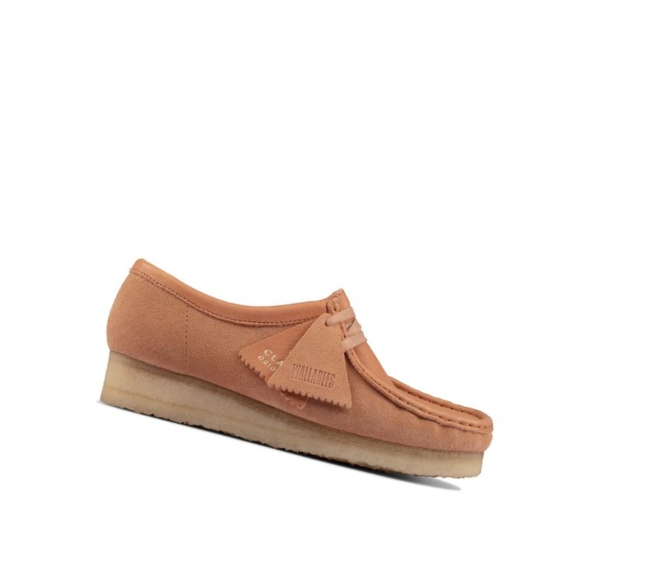 Wallabee Clarks Oryginalne Zamszowe Damskie Brązowe | EXNVHP065