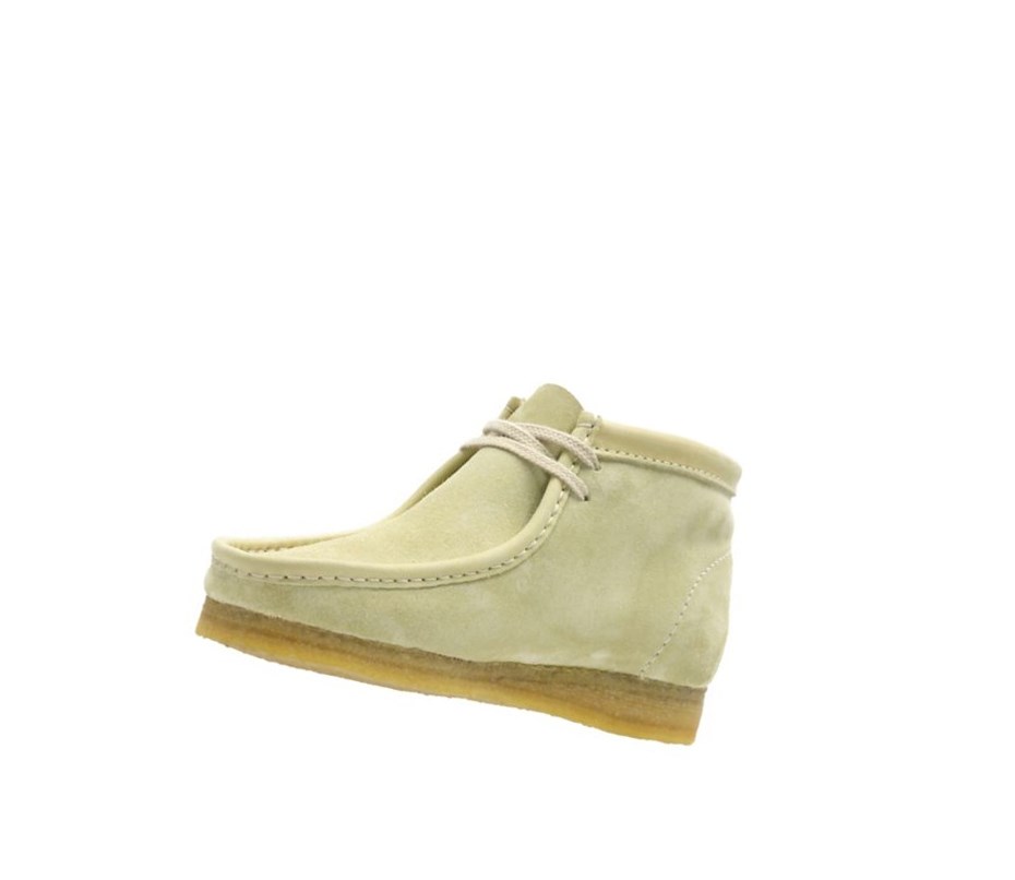 Wallabee Clarks Oryginalne Zamszowe Damskie Głęboka Zielone | GCNEIQ481