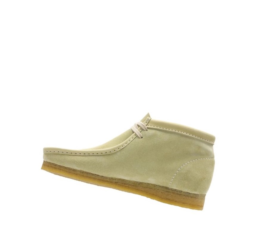 Wallabee Clarks Oryginalne Zamszowe Damskie Głęboka Zielone | GCNEIQ481