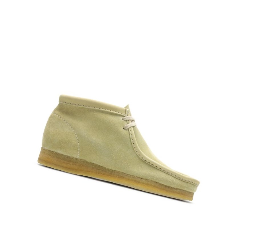 Wallabee Clarks Oryginalne Zamszowe Damskie Głęboka Zielone | GCNEIQ481