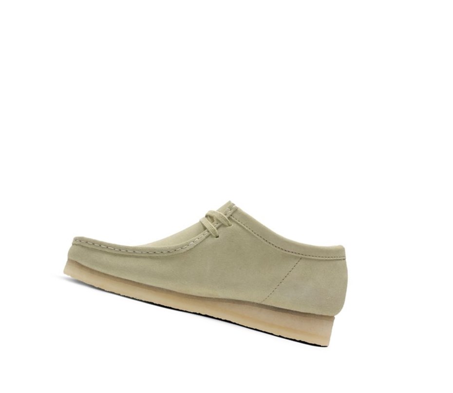 Wallabee Clarks Oryginalne Zamszowe Męskie Głęboka Zielone | GAPWFX085